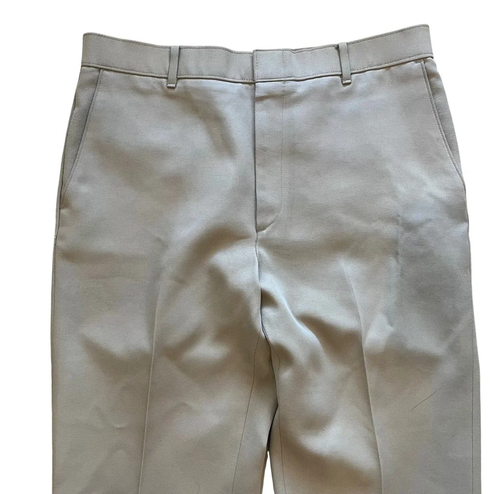 Vintage Levis Action Slacks Men 32x30 Tan Sta-Prest Dress Trousers Khaki 70s 80s
